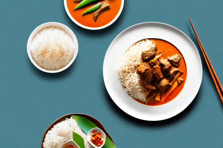 Thai Panang Curry Beef with Coconut Rice Recipe