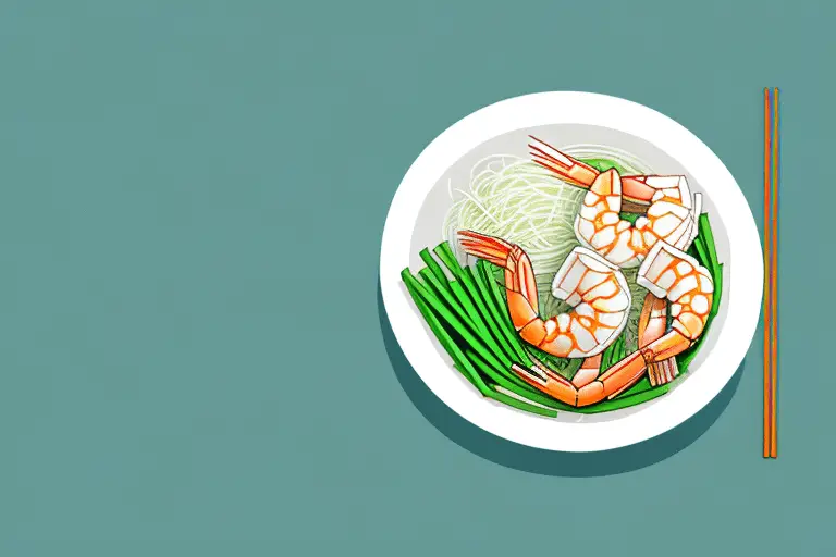 Vietnamese Lemongrass Shrimp with Rice Vermicelli Recipe