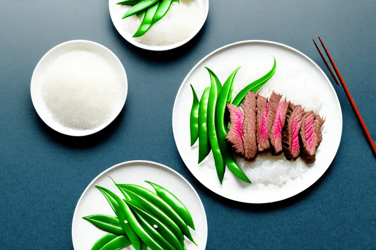 Beef and Snow Peas with Jasmine Rice Recipe