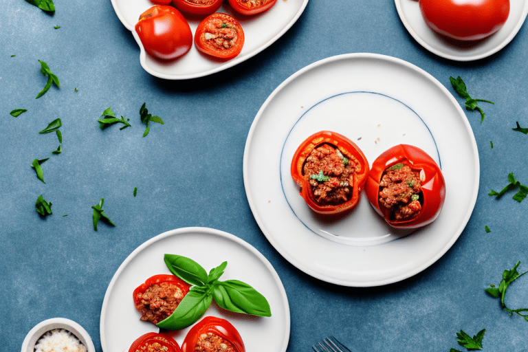 Greek Stuffed Tomatoes with Rice and Ground Beef Recipe | Rice Array