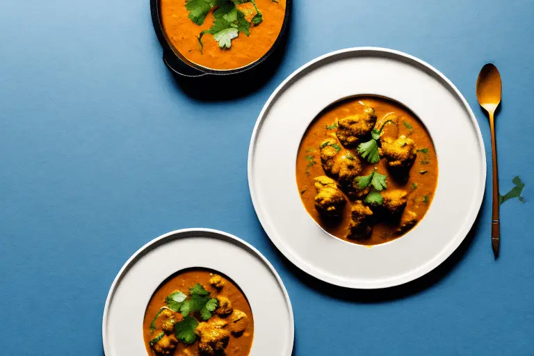 Indian Lamb Korma with Fragrant Basmati Rice and Cauliflower Recipe