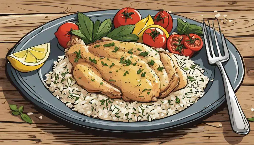 Greek Lemon Chicken With Rice: A Delicious and Easy Recipe