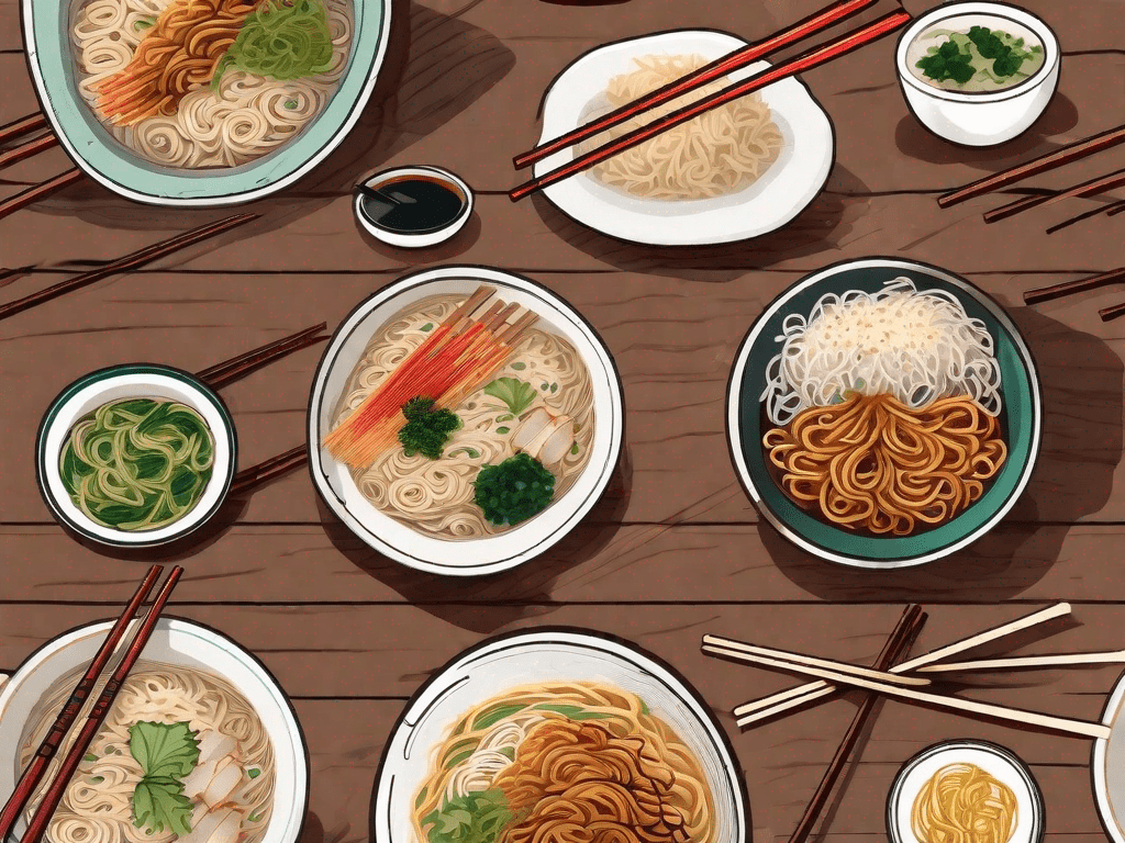 Explore the Delicious Rice and Noodle Menu