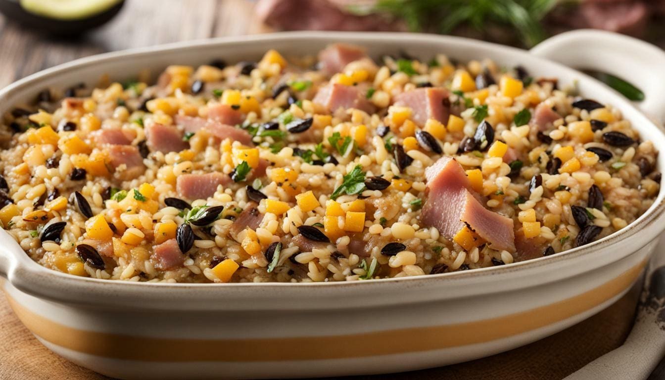 Ham and Wild Rice Casserole