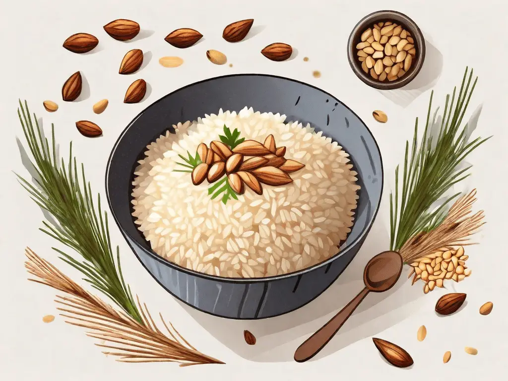 Pilaf Rice Pine Nuts