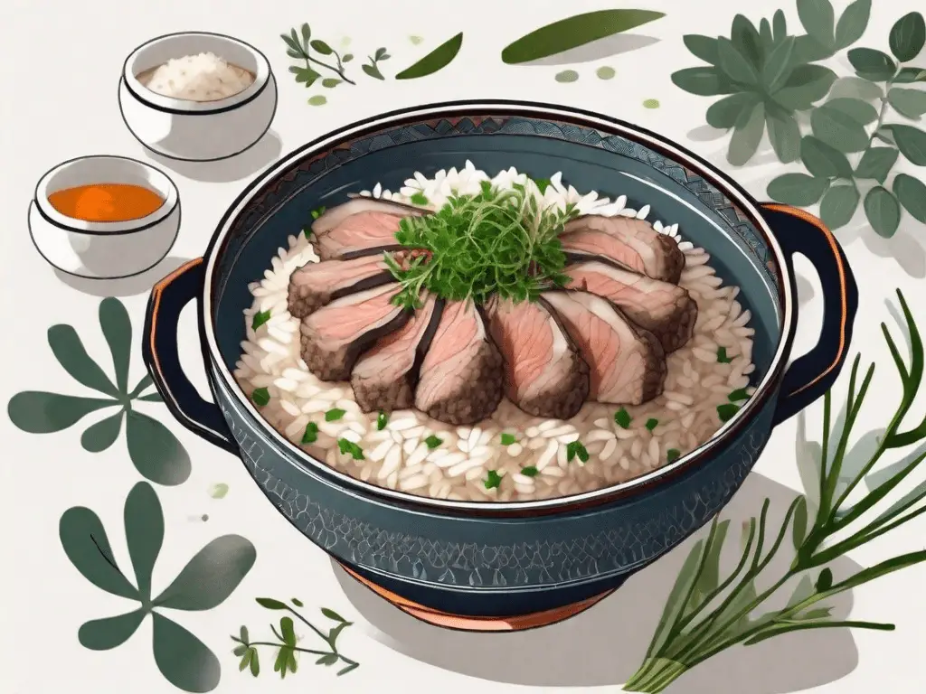 Pilaf Rice With Lamb