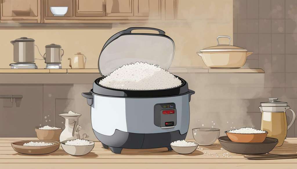 rice cooker cooking process