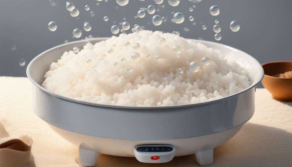 rice cooker foam