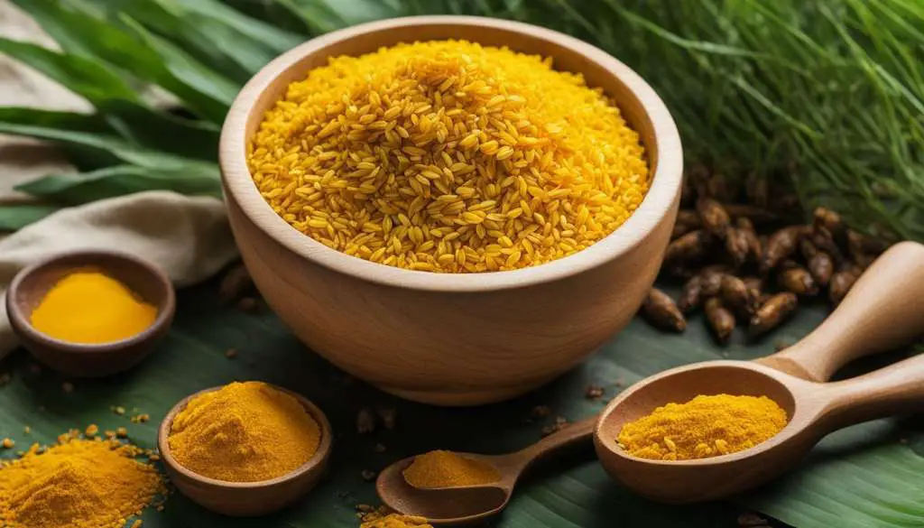 DIY Wild Turmeric Rice Face Mask for Glowing Skin