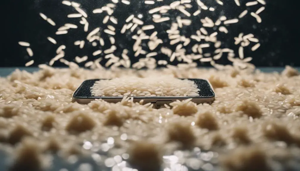 Using Rice to Dry Phone