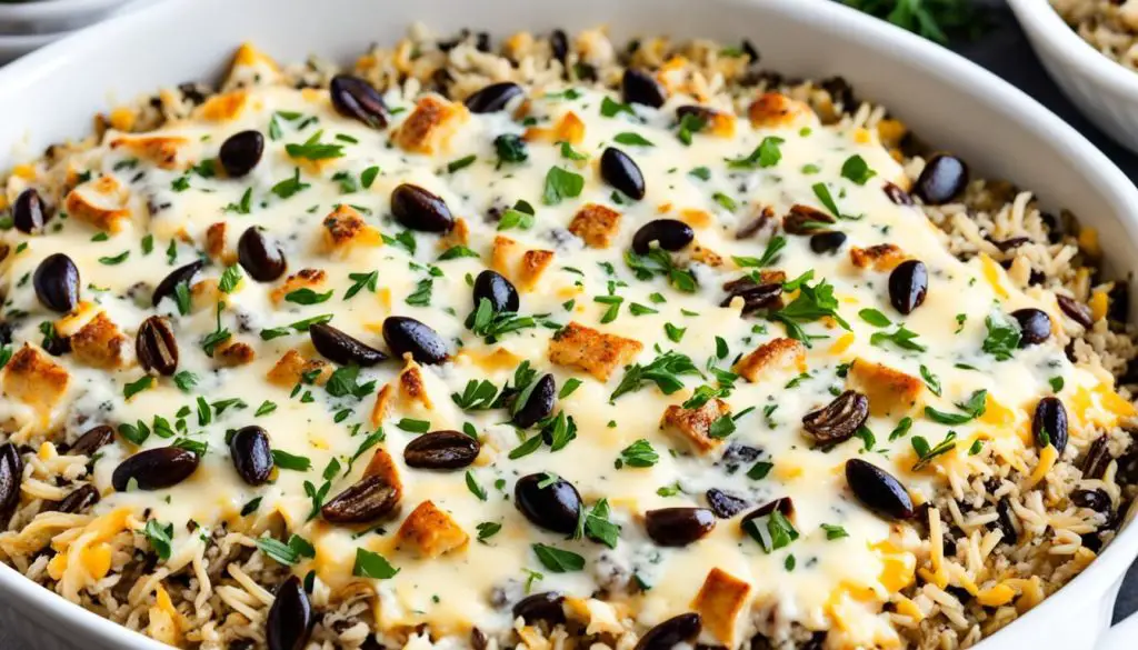 Chicken wild rice casserole