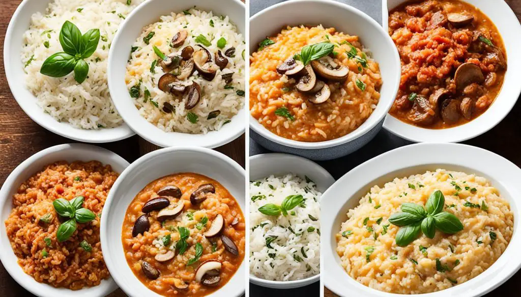 Creamy rice variations