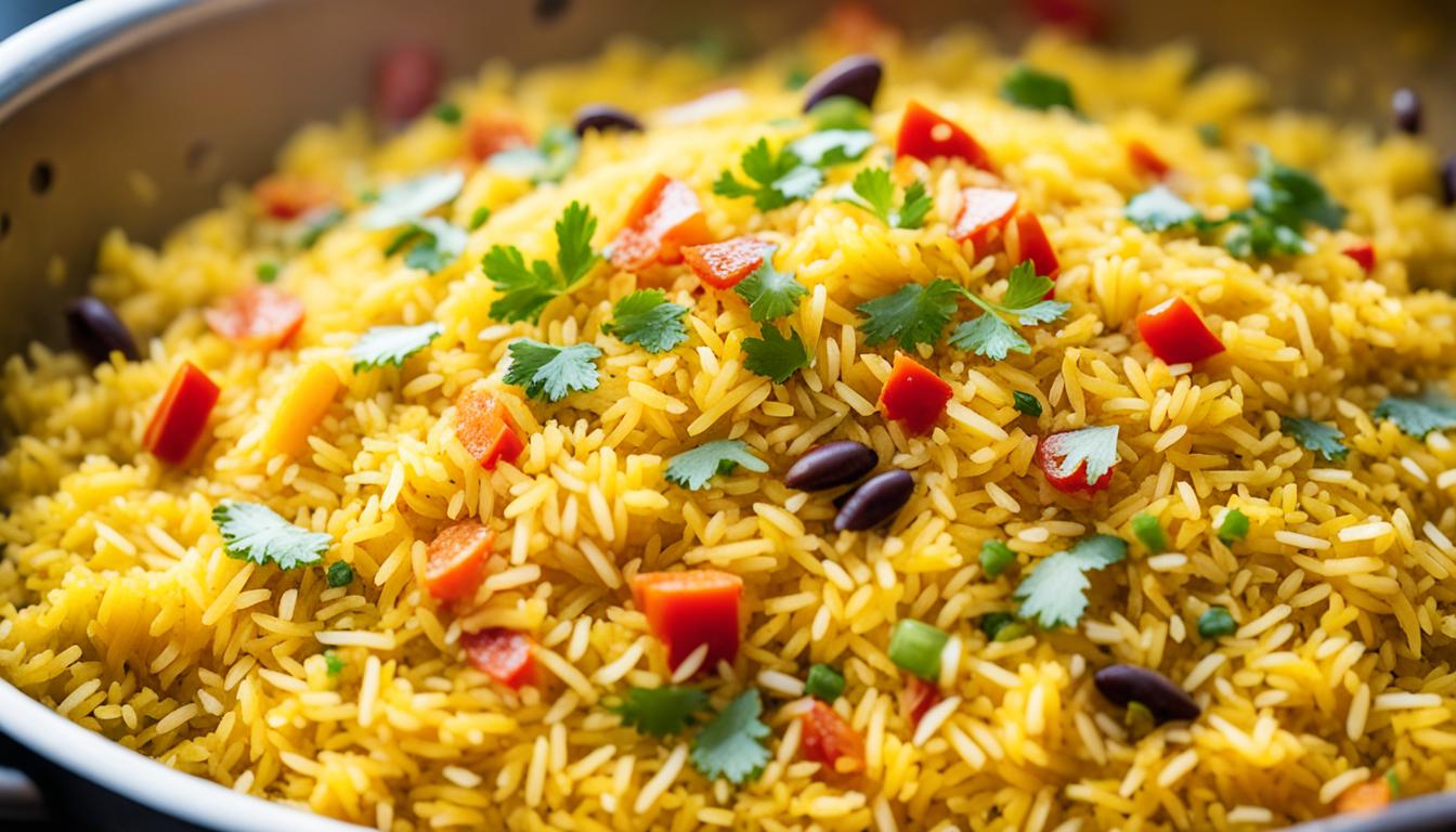 How do you cook Mexican yellow rice?