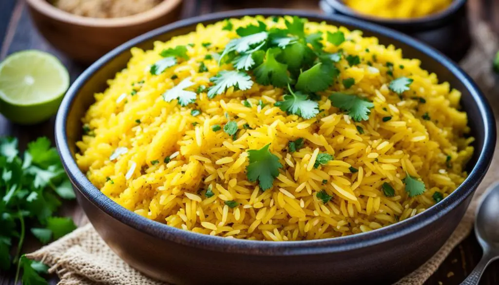 How do you cook yellow rice?