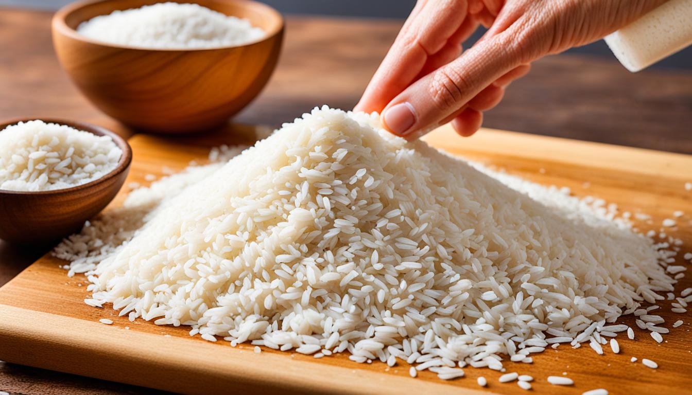 How do you make rice crackers at home?