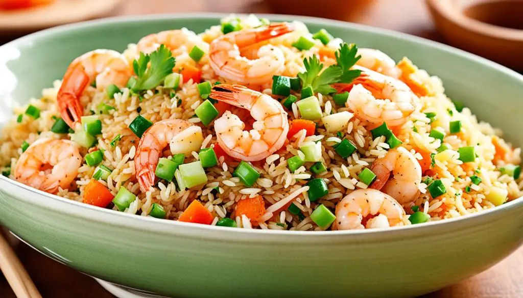 What are some delicious shrimp fried rice recipes?