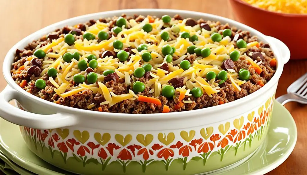 What are some ground beef and rice casserole recipes?