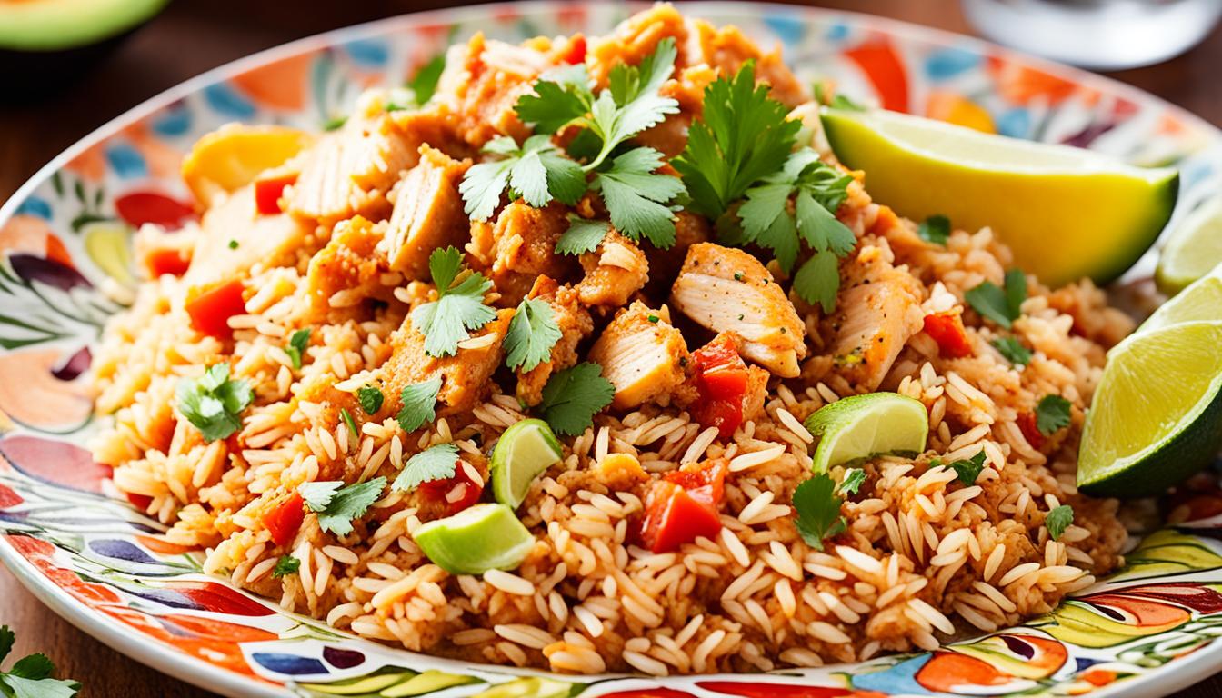 What are some tasty Mexican chicken and rice recipes?