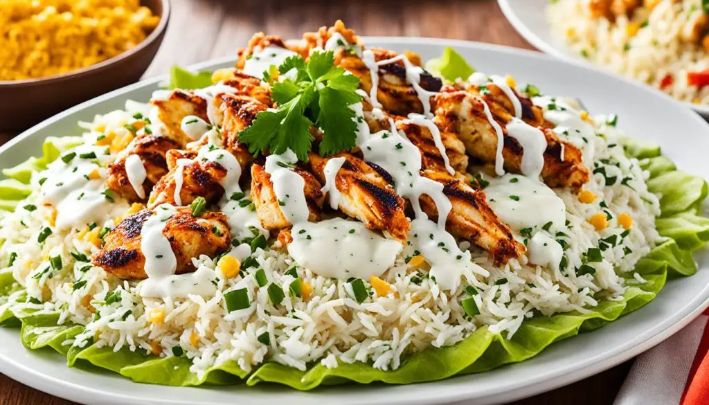 What are some tasty halal cart chicken and rice recipes? | Rice Array