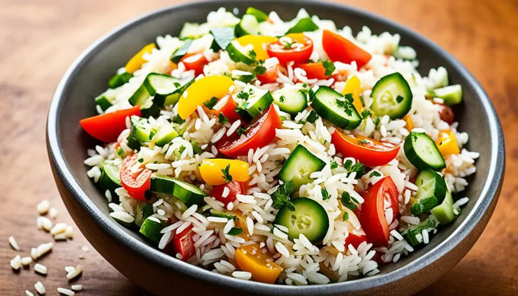 What are some tasty rice salad recipes?