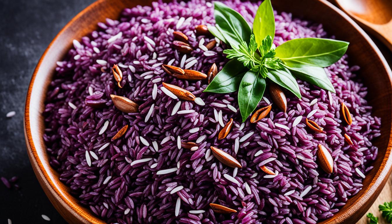 What is purple rice, and how do you cook it?