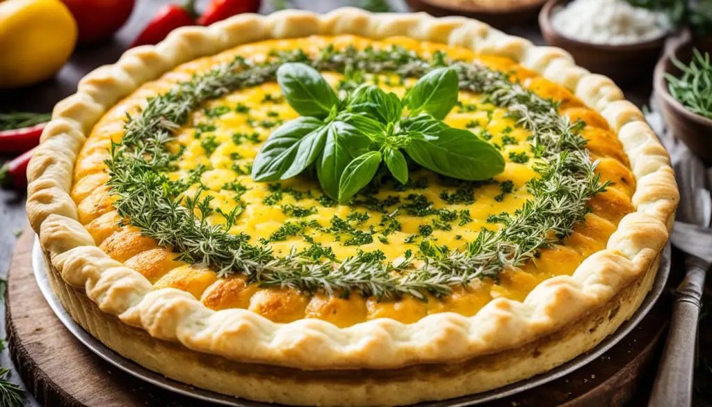 baked rice pie