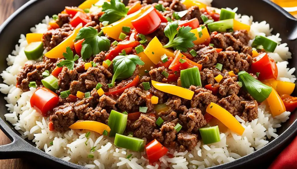 beef and rice recipes