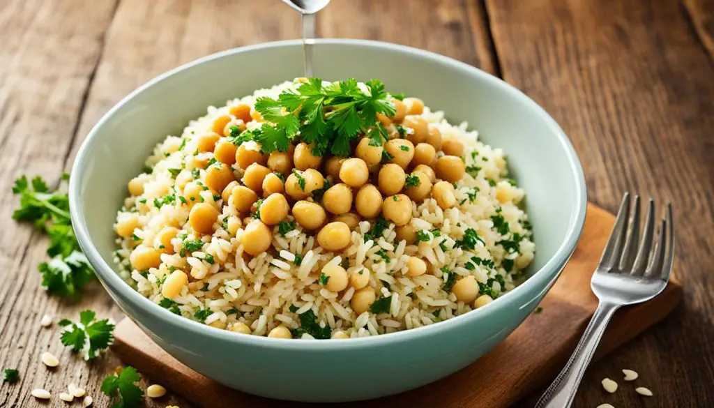 chickpea rice dish