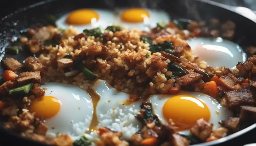 How Do You Fry Egg and Rice Together?