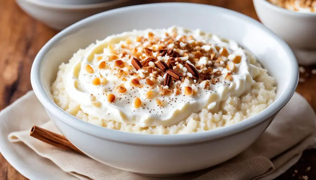 creamy rice pudding