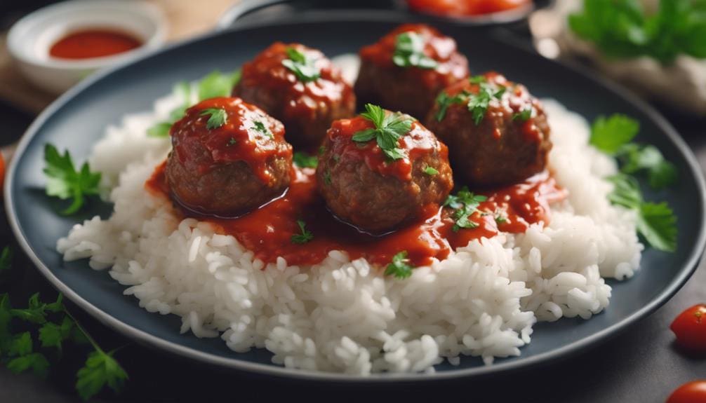 What Are Some Tasty Meatballs and Rice Recipes?