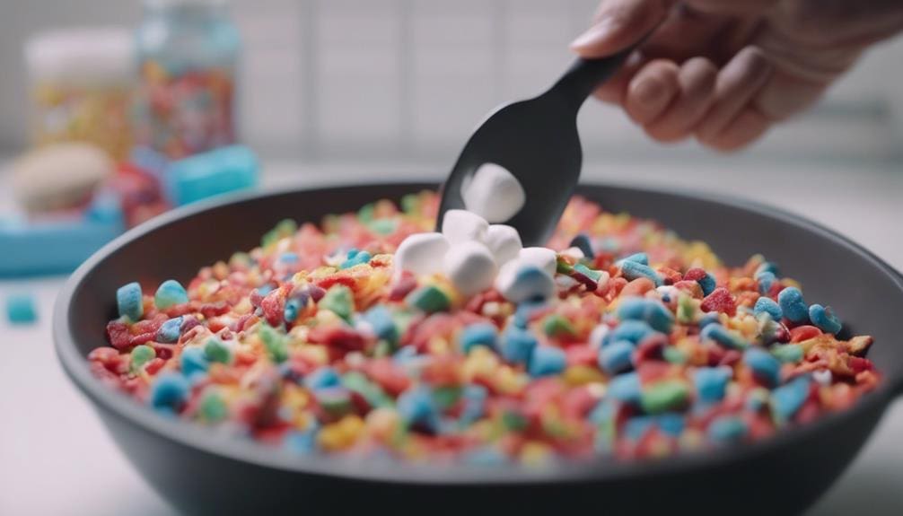 How Do You Make Fruity Pebble Rice Crispy Treats?