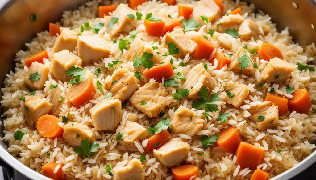 homemade chicken rice recipe