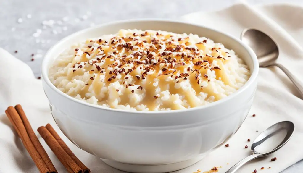 rice pudding with condensed milk