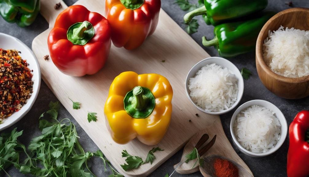 How Do You Make Stuffed Bell Peppers With Rice?