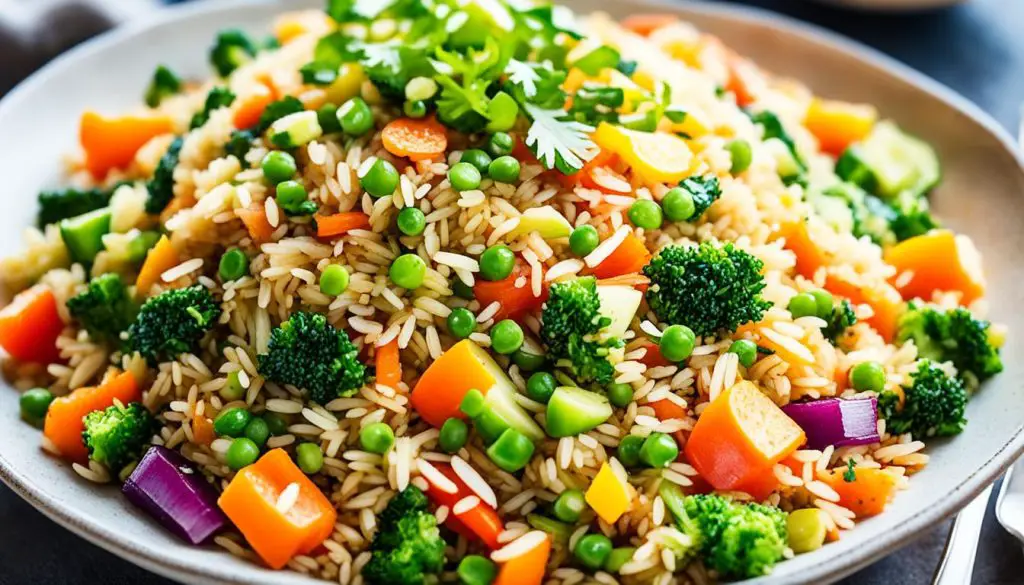 vegetable fried rice