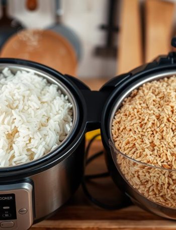 Brown Rice vs White Rice in Rice Cookers