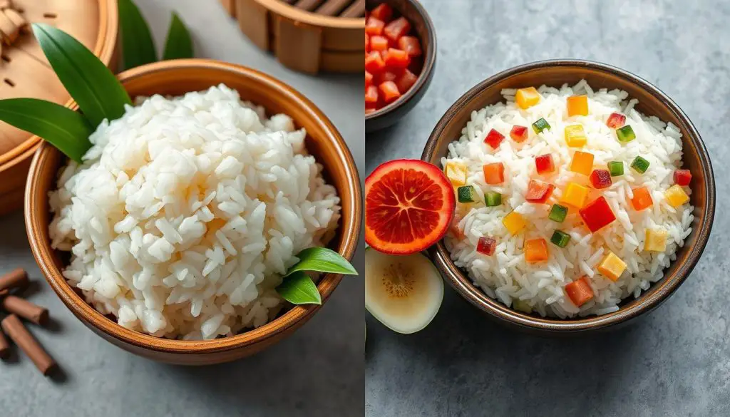 Differences between sticky rice and sweet rice