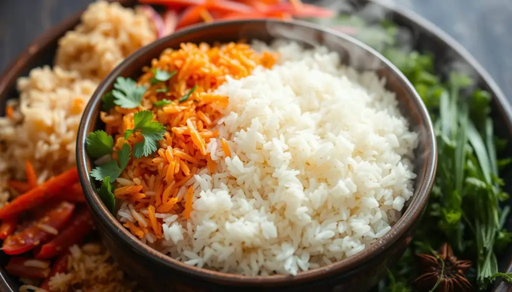 Flavorful rice results