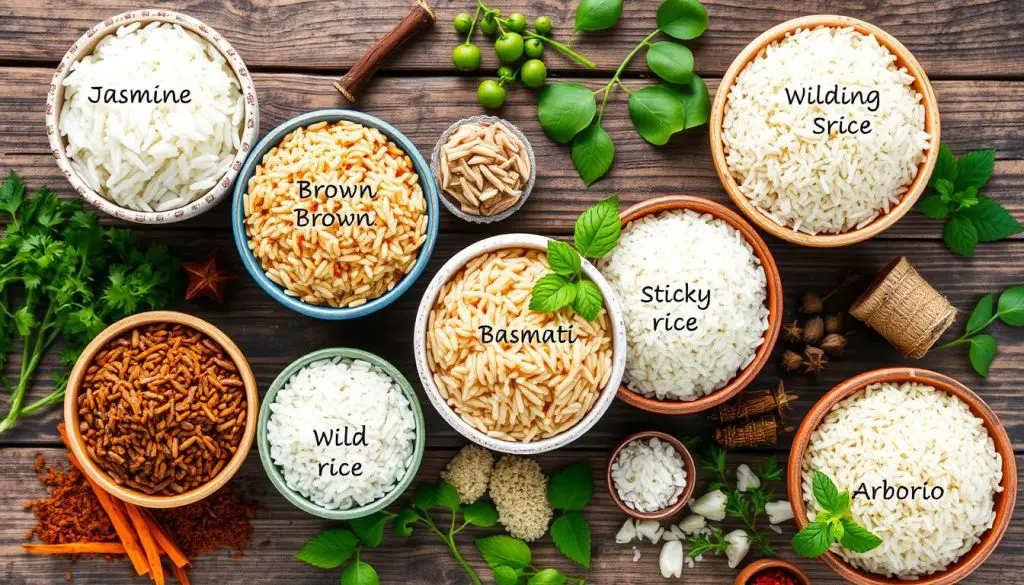 Ideal rice types for cooking