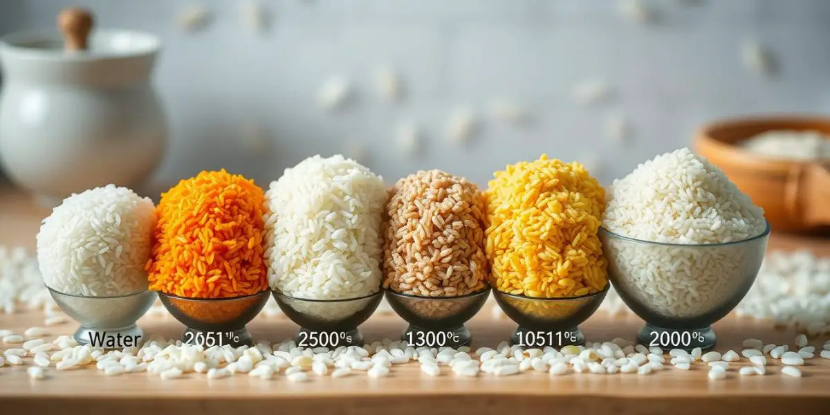 Rice-to-Water Ratio Chart