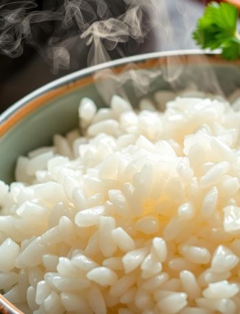 Sticky rice texture