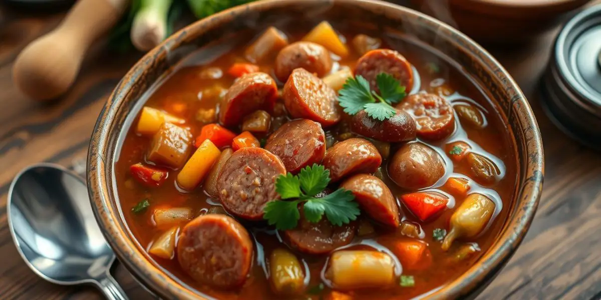 gumbo with andouille sausage