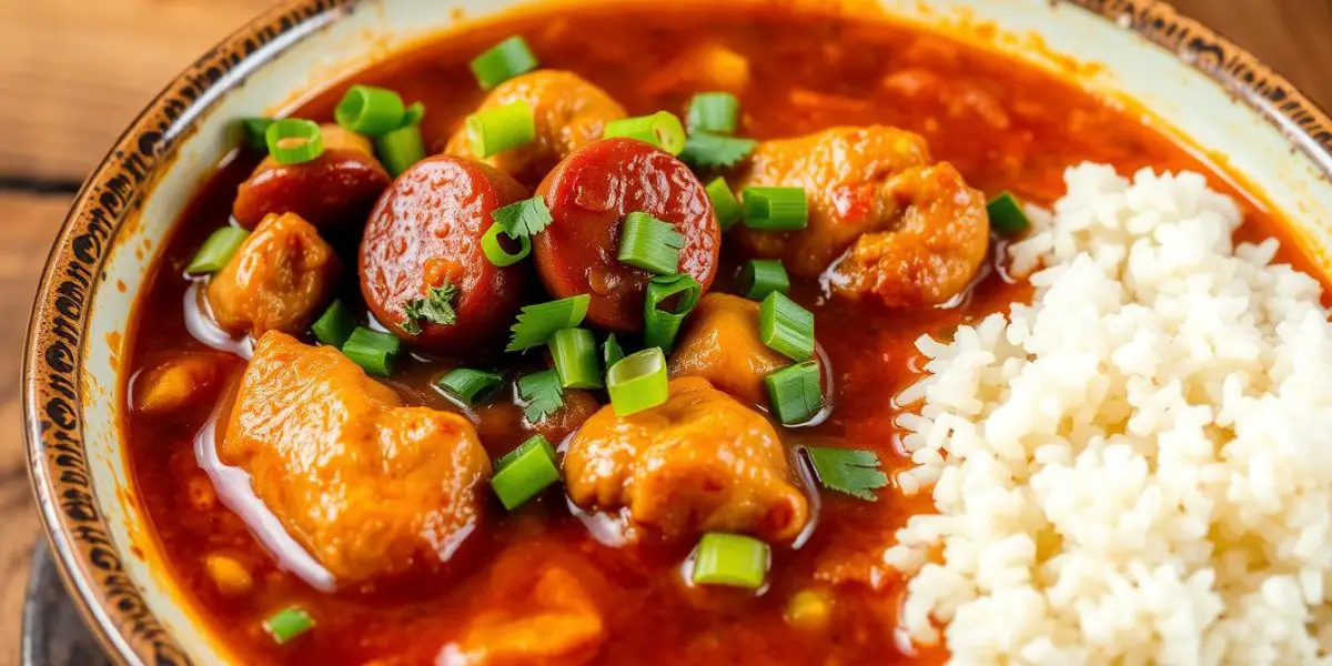 gumbo with chicken and sausage