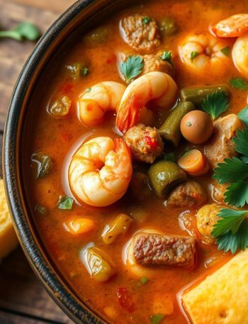 gumbo with cornbread