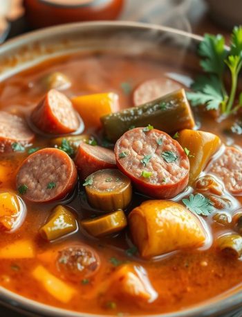 gumbo with okra and sausage