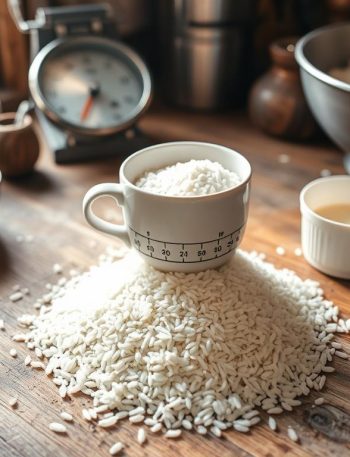 measuring rice without measuring cup