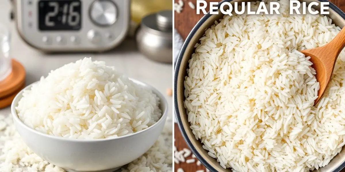 quick-cooking rice vs regular rice