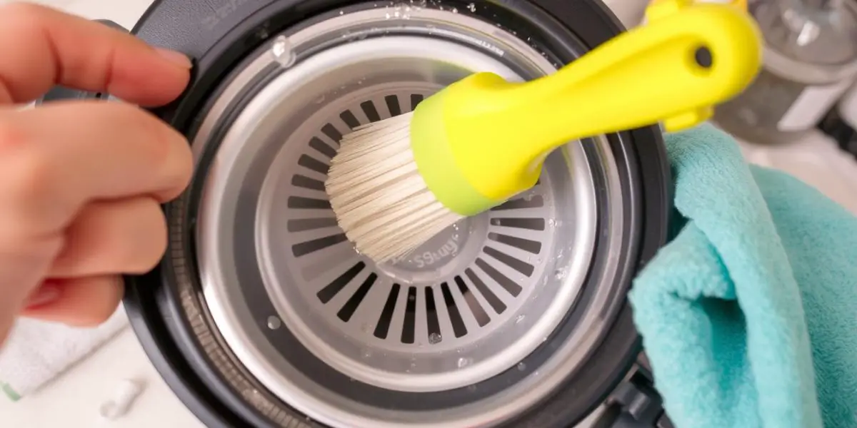 rice cooker steam vent cleaning