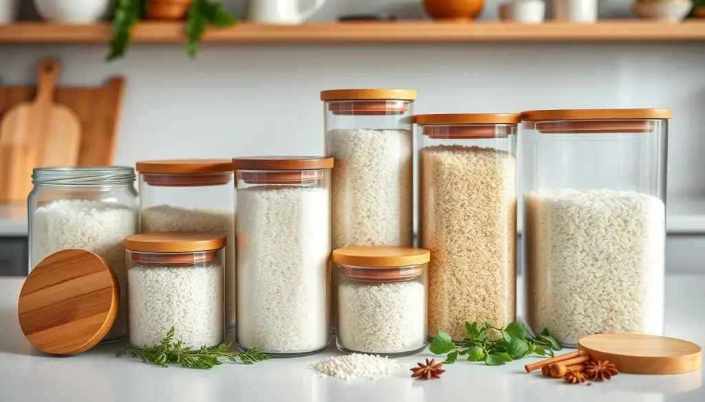 rice storage containers